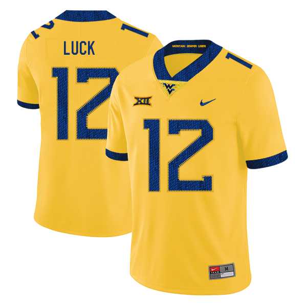 West Virginia Mountaineers 12 Oliver Luck Yellow College Football Jersey Dzhi,We sell and wholesale West Virginia Mountaineers 12 Oliver Luck Yellow College Football Jersey Dzhi on line form chian!